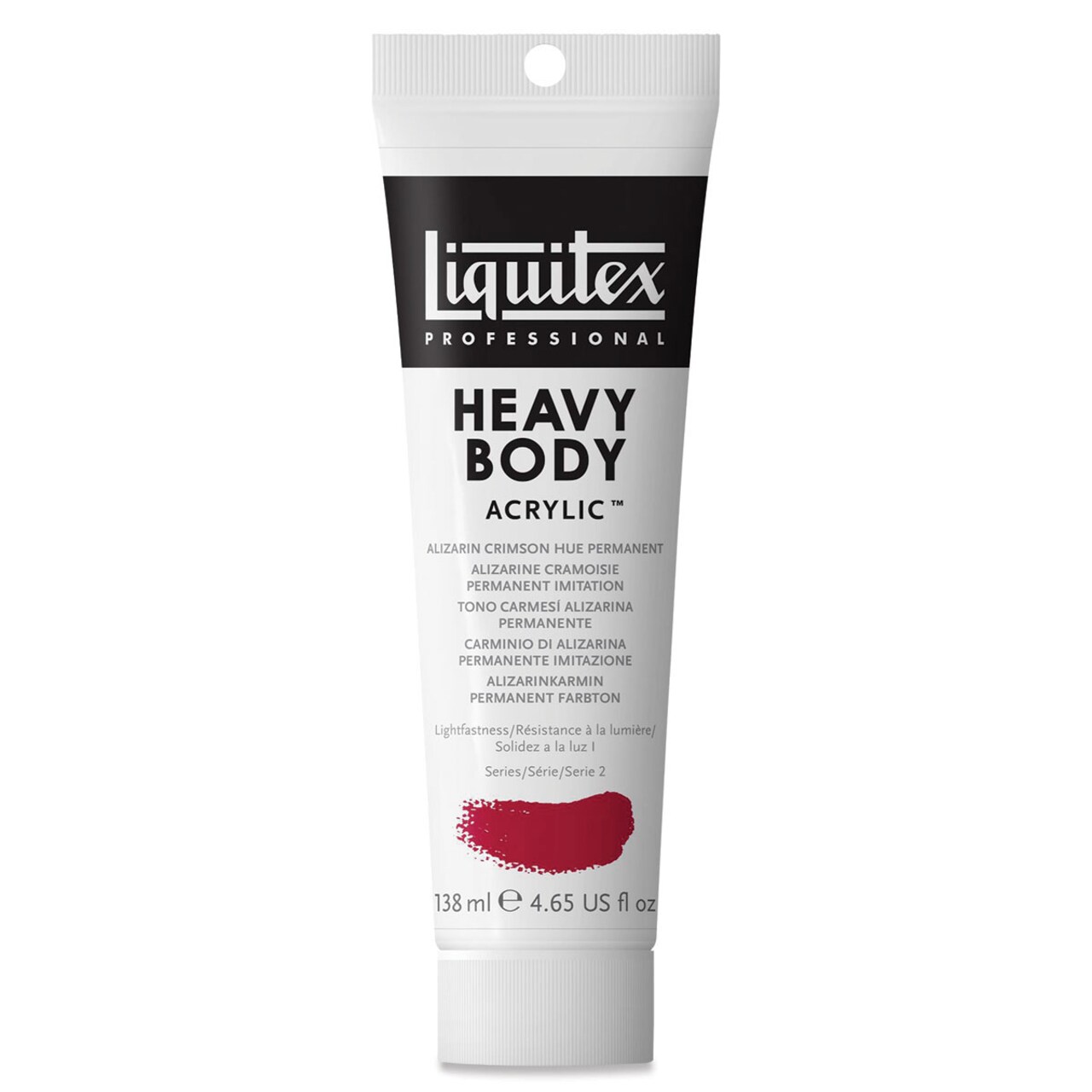 Liquitex Heavy Body Artist Acrylics - Alizarin Crimson Hue Permanent, 4.65 oz Tube